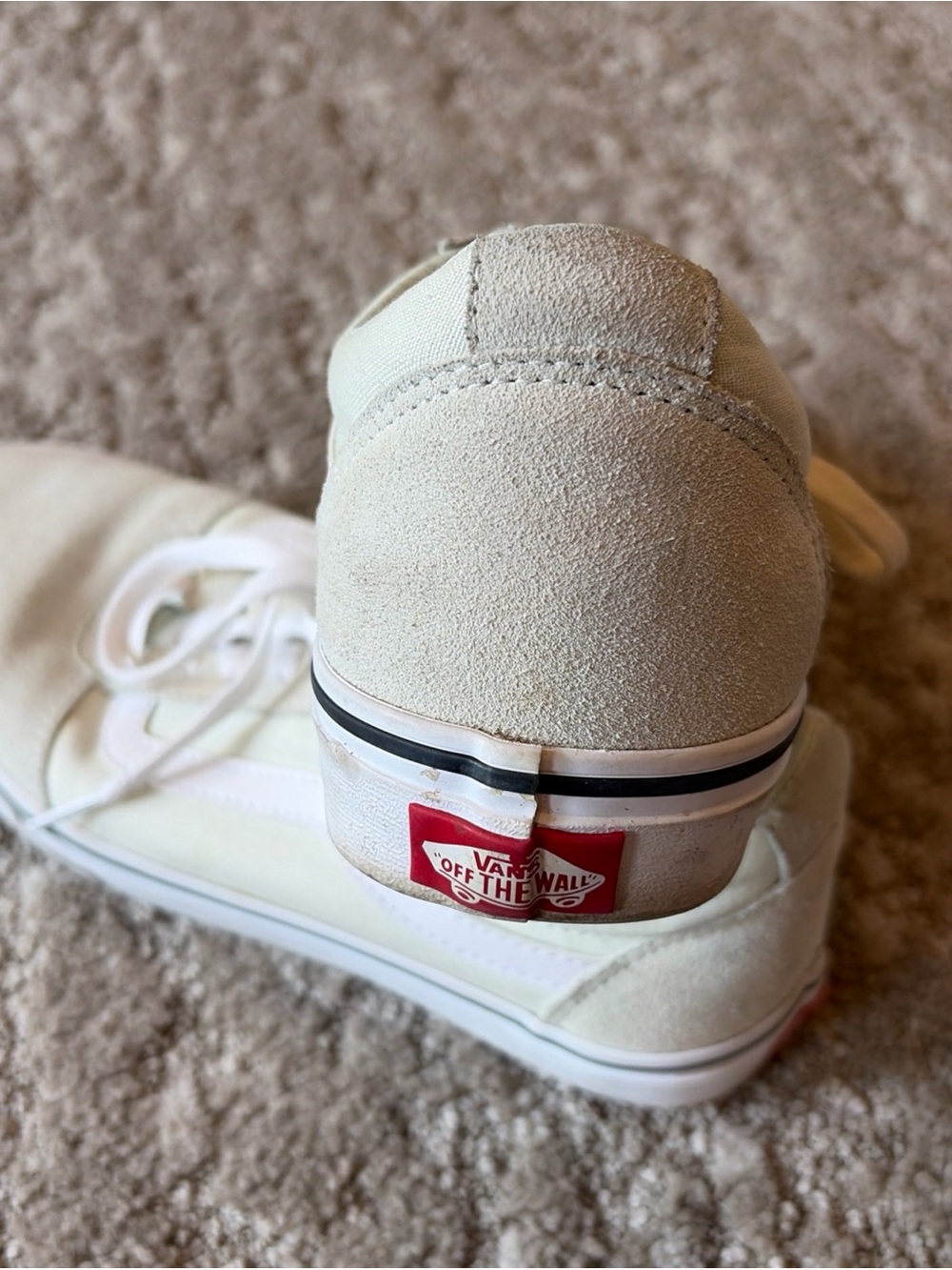 VANS Old Skool Low Top Lace Up Sneakers Light Green/ White Suede Women’s 9 Shoes - Picture 9 of 14